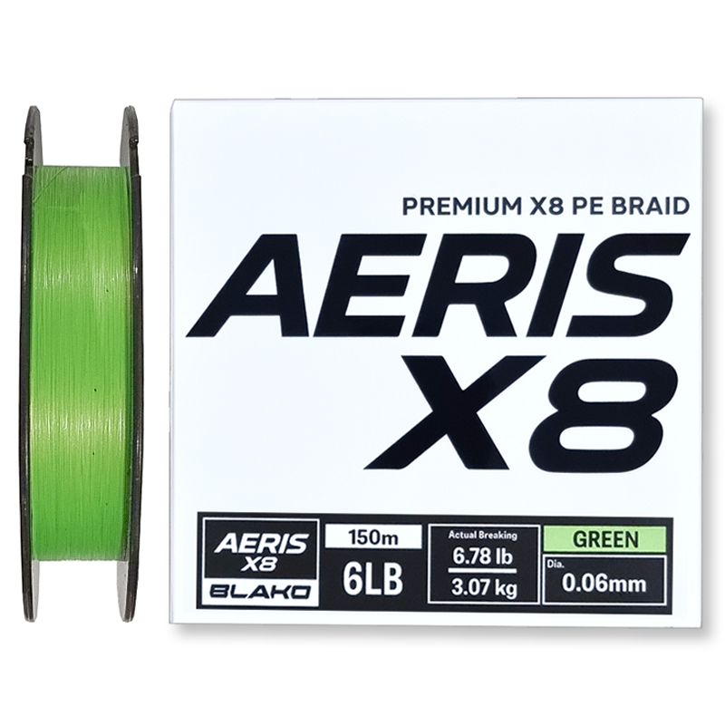 AERIS X8 BRAID 150m (Green) – Blako