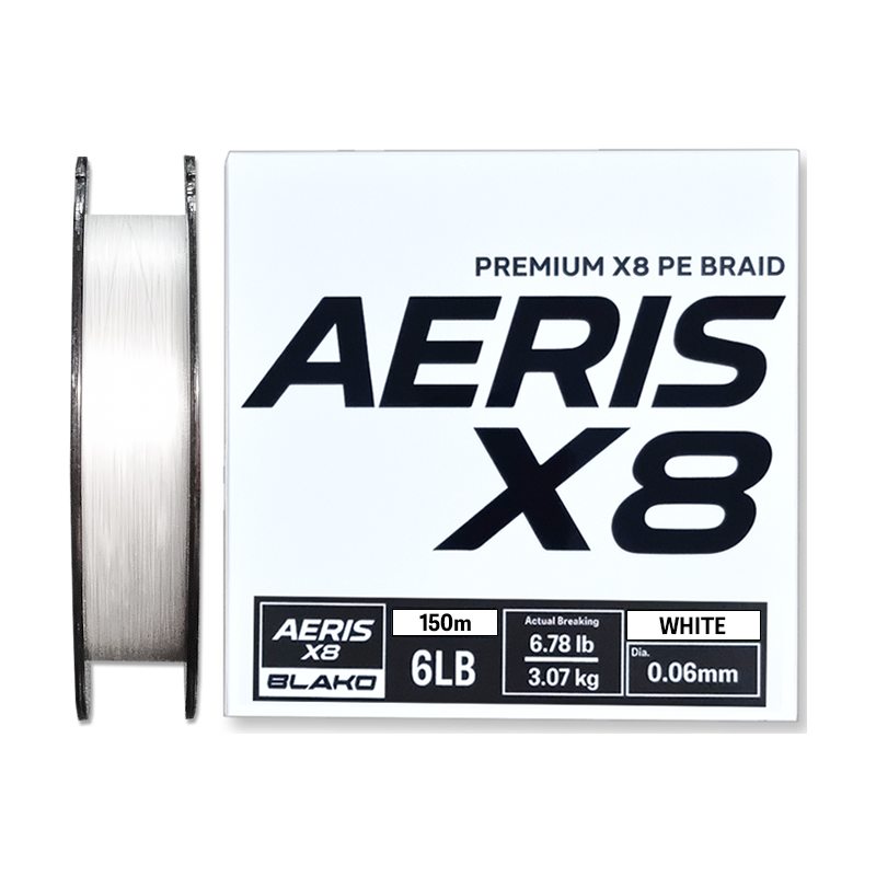 AERIS X8 BRAID WHITE 150m