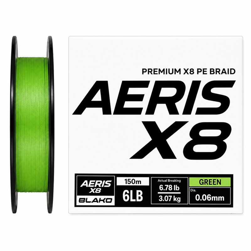 AERIS X8 BRAID 150m (Green)